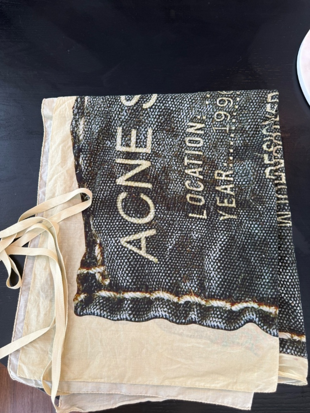 ACNE STUDIOS  Printed Cotton-Voile Pareo ONE SIZE - Picture 4 of 8
